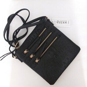 PARK AVE COLLECTION VEGAN CROSSBODY SHOULDER BAG